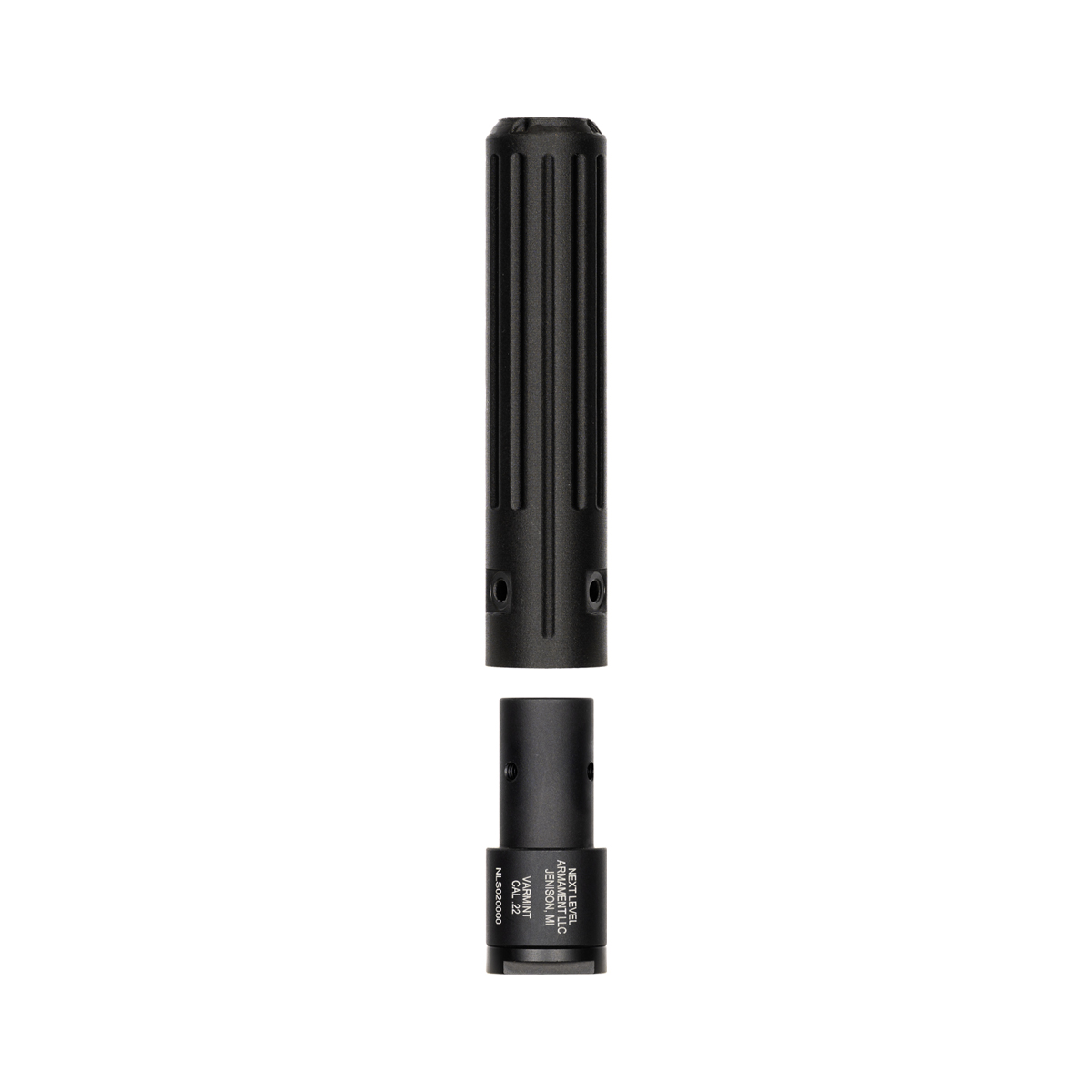 NLS 22 Varmint replaceable carbon fiber baffle assembly